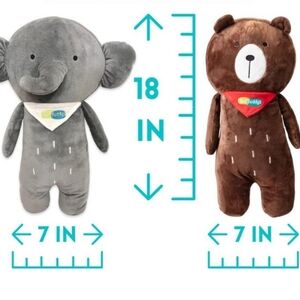 NWT THREE Belt Buddys Stuffed Elephant or Bear, You Choose Your Combinat…